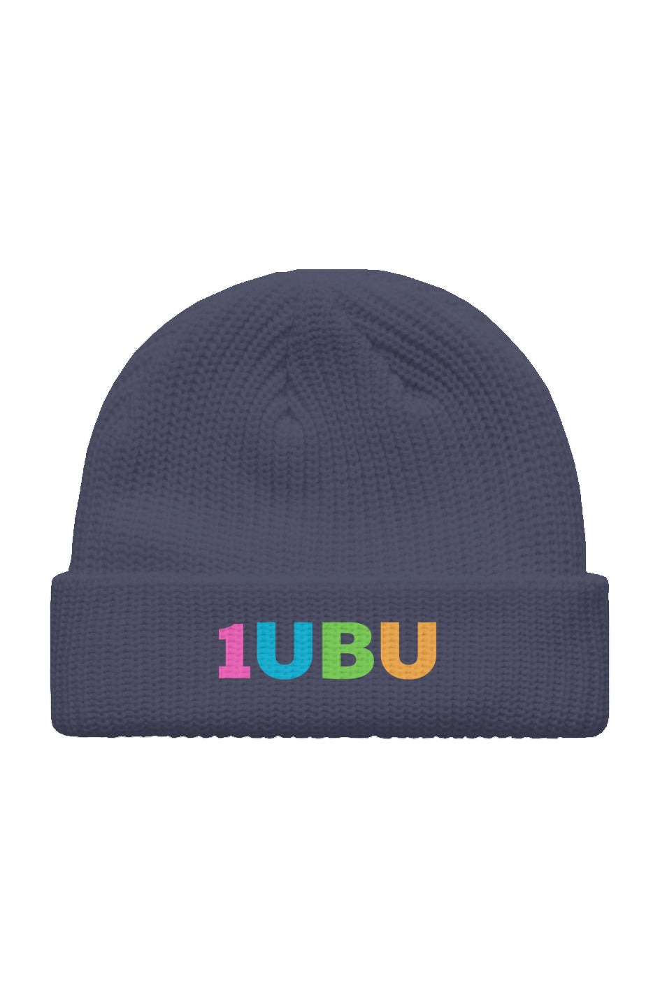 Short Beanie with Embroidered Logo