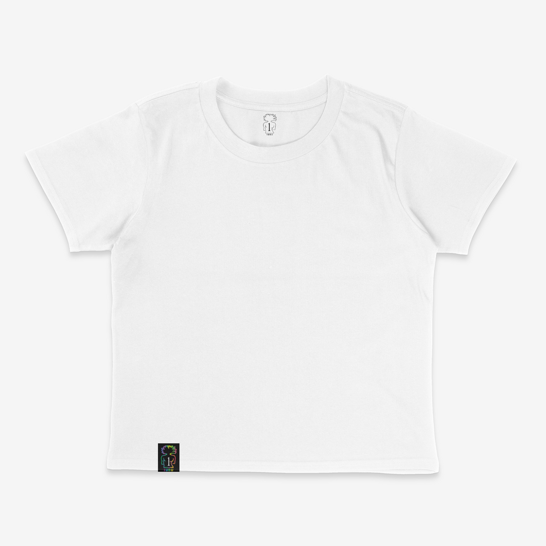 The Modern Non-Conforming perfect White Tee - White Boxy Hip Length Tee